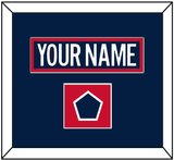 Washington Nameplate & 2018 Stadium Series Patch - Blue Jersey - Single Mat 2