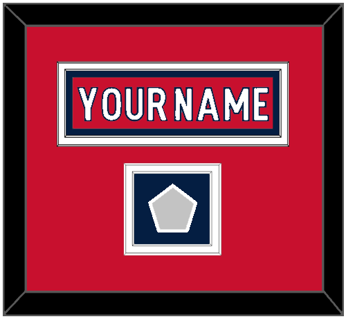 Washington Nameplate & 2018 Stanley Cup Finals Patch - Home Red - Signature Tier 1