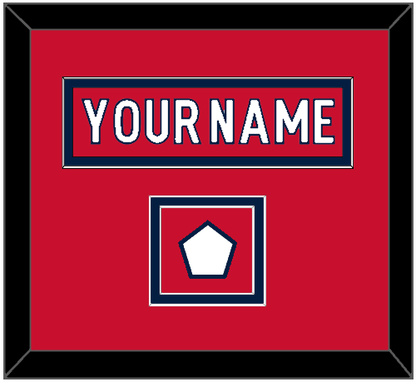Washington Nameplate & Jersey Logo Patch - Home Red - Signature Tier 1