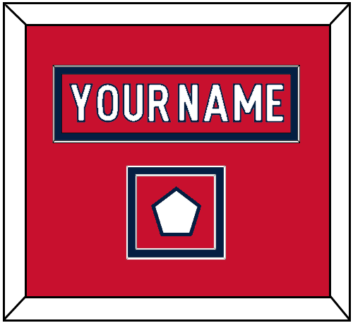 Washington Nameplate & Jersey Logo Patch - Home Red - Signature Tier 1