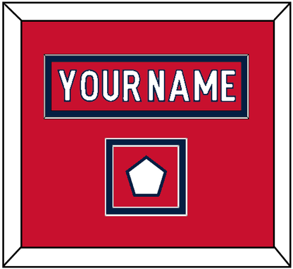 Washington Nameplate & Jersey Logo Patch - Home Red - Signature Tier 1