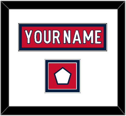 Washington Nameplate & Jersey Logo Patch - Home Red - Signature Tier 2