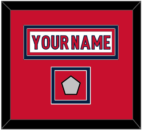 Washington Nameplate & 2018 Stanley Cup Finals Patch - Road White - Signature Tier 1
