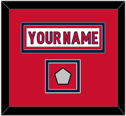 Washington Nameplate & 2018 Stanley Cup Finals Patch - Road White - Signature Tier 1