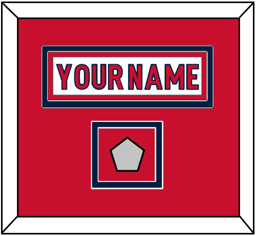 Washington Nameplate & 2018 Stanley Cup Champions Patch - Road White - Signature Tier 1
