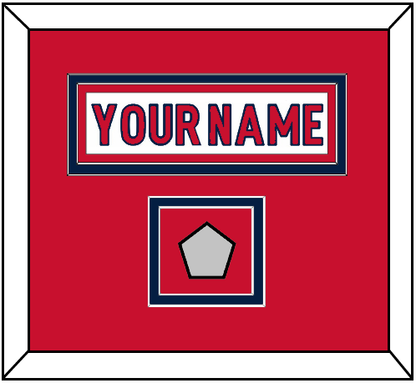 Washington Nameplate & 2018 Stanley Cup Champions Patch - Road White - Signature Tier 1