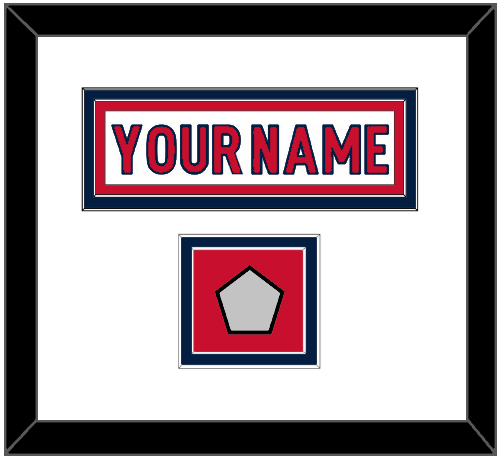 Washington Nameplate & 2018 Stanley Cup Finals Patch - Road White - Signature Tier 2