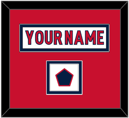 Washington Nameplate & Jersey Logo Patch - Road White - Signature Tier 1