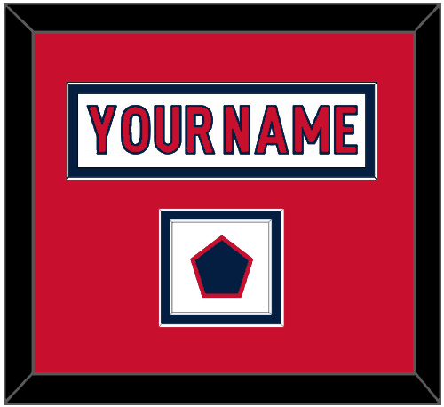 Washington Nameplate & Jersey Logo Patch - Road White - Signature Tier 1