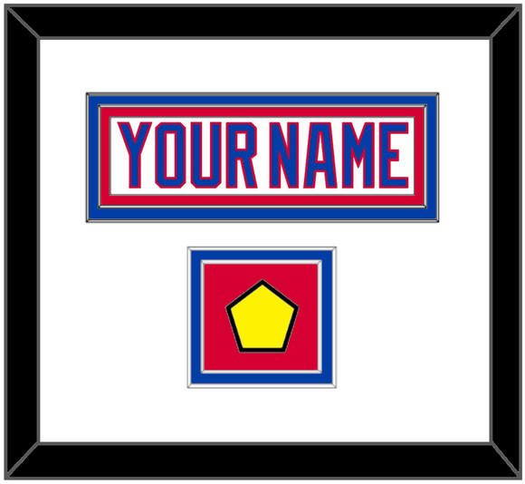 Washington Nameplate & 2011 Winter Classic Patch - White Jersey - Double Mat 1