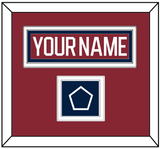 Washington Nameplate & 2015 Winter Classic Patch - Garnet Jersey - Double Mat 2