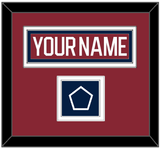 Washington Nameplate & 2015 Winter Classic Patch - Garnet Jersey - Double Mat 2
