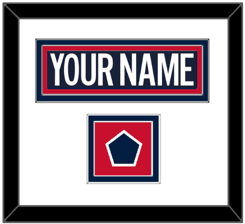 Washington Nameplate & 2018 Stadium Series Patch - Blue Jersey - Signature Tier 1