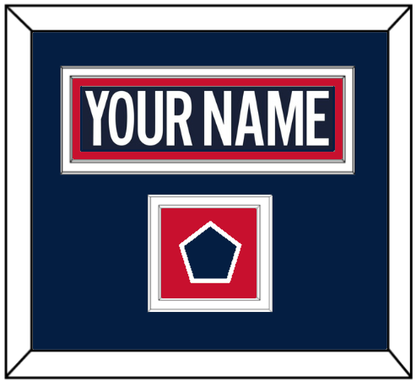 Washington Nameplate & 2018 Stadium Series Patch - Blue Jersey - Signature Tier 2