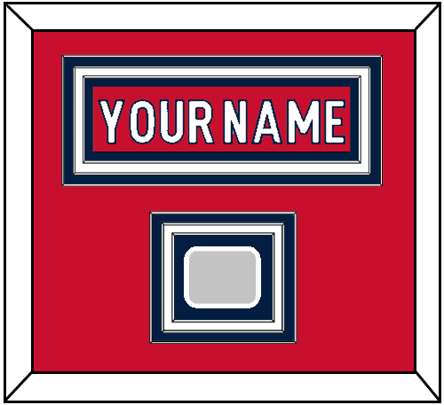 Washington Nameplate & 2018 Stanley Cup Finals Patch - Home Red - Premier Tier 1