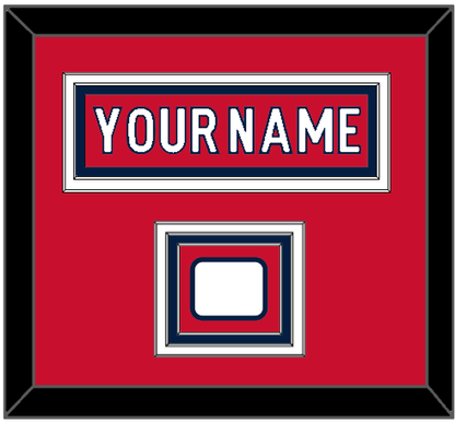 Washington Nameplate & Jersey Logo Patch - Home Red - Premier Tier 1