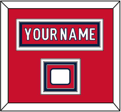 Washington Nameplate & Jersey Logo Patch - Home Red - Premier Tier 1