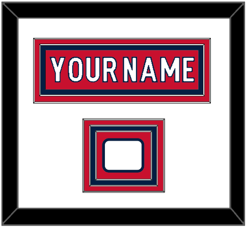Washington Nameplate & Jersey Logo Patch - Home Red - Premier Tier 2