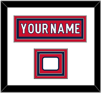 Washington Nameplate & Jersey Logo Patch - Home Red - Premier Tier 2