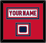 Washington Nameplate & Jersey Logo Patch - Road White - Triple Mat 1