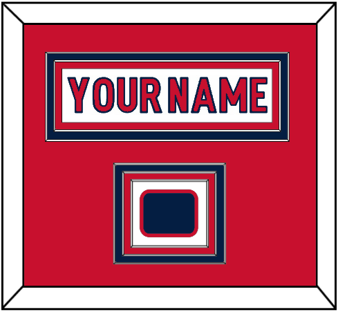 Washington Nameplate & Jersey Logo Patch - Road White - Premier Tier 1