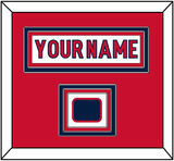 Washington Nameplate & Jersey Logo Patch - Road White - Triple Mat 1