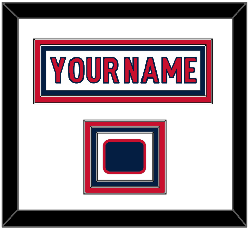 Washington Nameplate & Jersey Logo Patch - Road White - Premier Tier 2