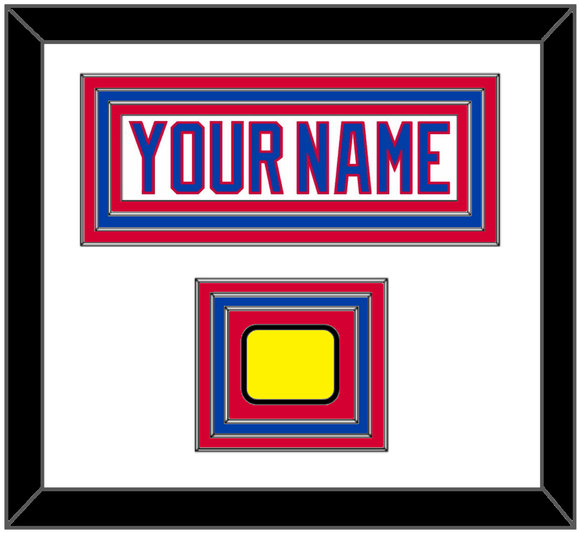 Washington Nameplate & 2011 Winter Classic Patch - White Jersey - Triple Mat 1