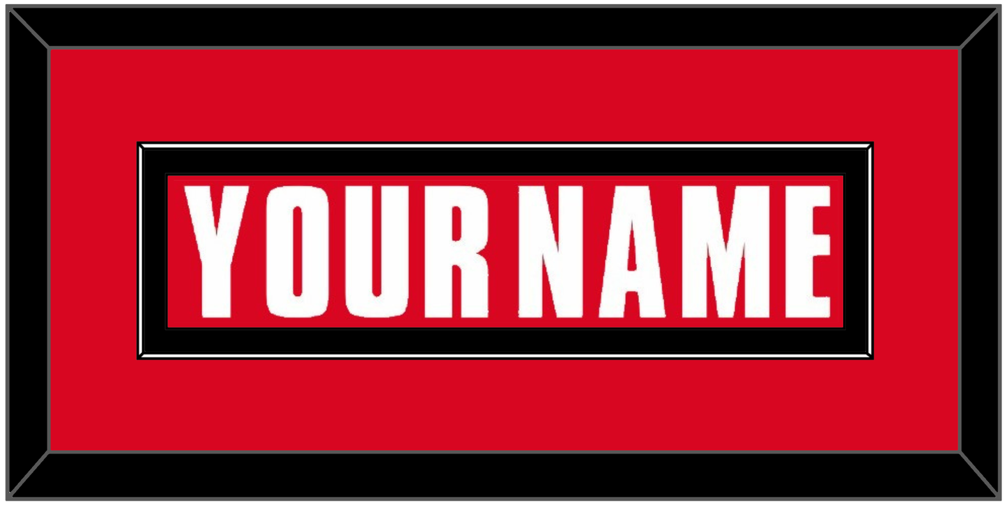 Canada Men’s Hockey Nameplate - 2002 Olympics Road Red - Essential Tier 2