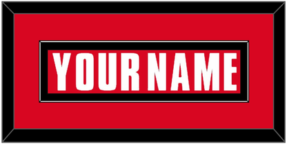 Canada Men’s Hockey Nameplate - 2002 Olympics Road Red - Essential Tier 2