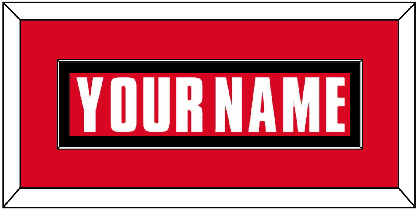 Canada Men’s Hockey Nameplate - 2002 Olympics Road Red - Essential Tier 2