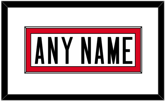 Canada Men’s Hockey Nameplate - 2006 Olympics Home White - Essential Tier 1