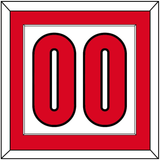 Canada Men’s Hockey Number - 2006 Olympics Home White - Single Mat 1