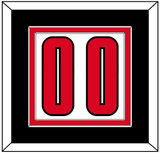 Canada Men’s Hockey Number - 2002 Olympics Home White - Double Mat 3