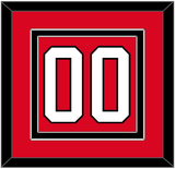 Canada Men’s Hockey Number - 2014 Olympics Road Red - Double Mat 2