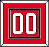 Canada Men’s Hockey Number - 2014 Olympics Road Red - Double Mat 2