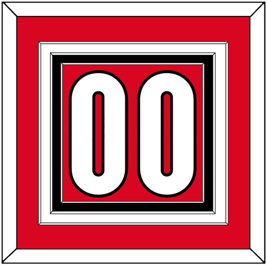 Canada Men’s Hockey Number - 2006 Olympics Road Red - Premier Tier 2
