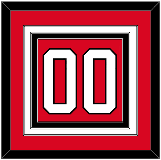 Canada Men’s Hockey Number - 2010 Olympics Road Red - Premier Tier 2