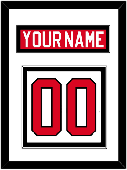 Canada Men's Hockey Nameplate & Number (Back) - 2010 Olympics Home White - Signature Tier 1