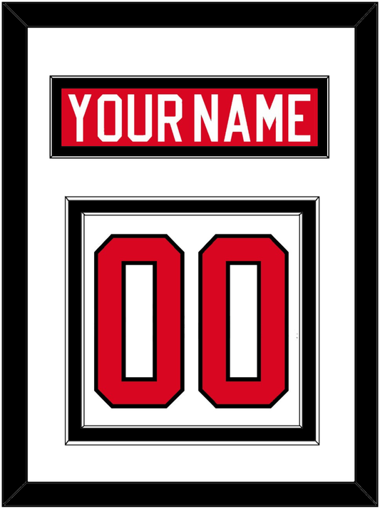 Canada Men's Hockey Nameplate & Number (Back) - 2010 Olympics Home White - Signature Tier 1