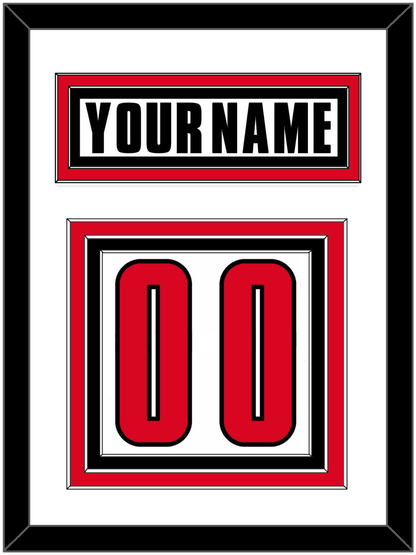 Canada Men's Hockey Nameplate & Number (Back) - 2002 Olympics Home White - Premier Tier 1