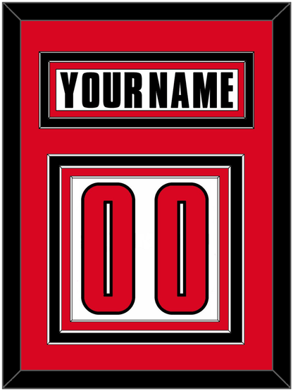 Canada Men's Hockey Nameplate & Number (Back) - 2002 Olympics Home White - Premier Tier 2