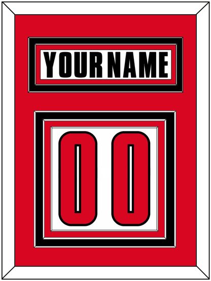 Canada Men's Hockey Nameplate & Number (Back) - 2002 Olympics Home White - Premier Tier 2