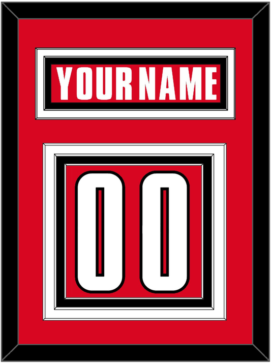 Canada Men's Hockey Nameplate & Number (Back) - 2002 Olympics Road Red - Premier Tier 2