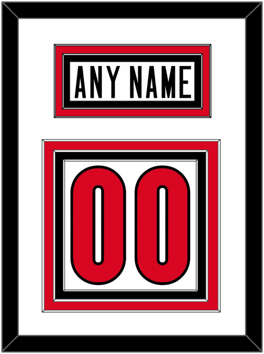 Canada Men's Hockey Nameplate & Number (Back) - 2006 Olympics Home White - Premier Tier 1