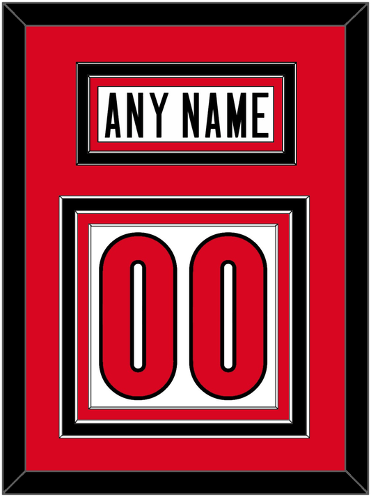 Canada Men's Hockey Nameplate & Number (Back) - 2006 Olympics Home White - Premier Tier 2
