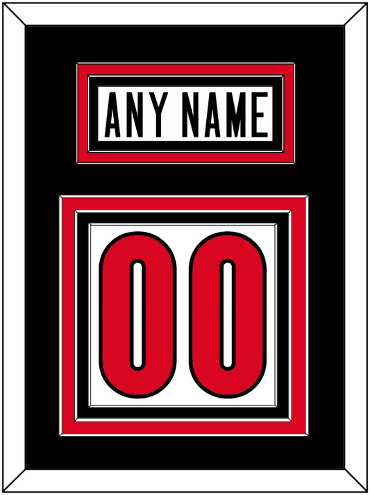 Canada Men's Hockey Nameplate & Number (Back) - 2006 Olympics Home White - Premier Tier 3