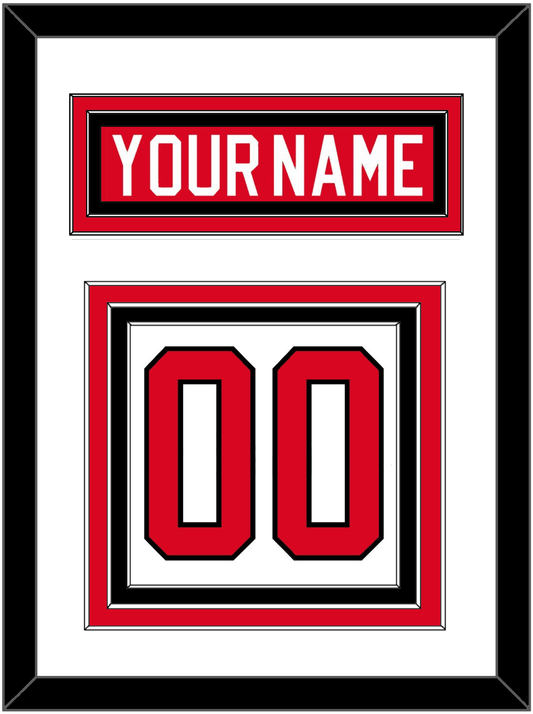 Canada Men's Hockey Nameplate & Number (Back) - 2010 Olympics Home White - Premier Tier 1