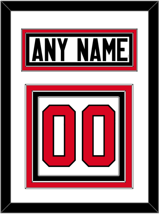 Canada Men's Hockey Nameplate & Number (Back) - 2014 Olympics Home White - Premier Tier 1