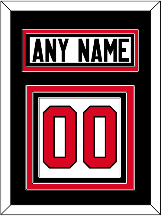 Canada Men's Hockey Nameplate & Number (Back) - 2014 Olympics Home White - Premier Tier 3